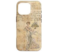 Carcasa para iPhone 16 Pro Cute Vintage Wild Flower Motif Antique Fairycore Aesthetic