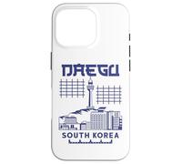 Carcasa para iPhone 16 Pro Daegu Vacation Holiday Bandera de Corea del Sur