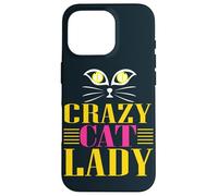 Carcasa para iPhone 16 Pro Dama de Gato, Loca Dama de Gato