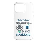 Carcasa para iPhone 16 Pro Data-Driven Empathy-Led School Psychologist Brain Graphic
