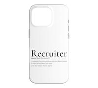 Carcasa para iPhone 16 Pro Definición de reclutador Contratación Divertida Adquisición de Talento de recursos Humanos