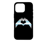 Carcasa para iPhone 16 Pro DemiBoy Love Heart DemiMale Bandera