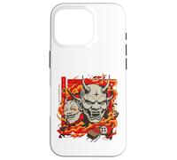 Carcasa para iPhone 16 Pro Demon Mask Fire Duo Oni Print Edition Limited