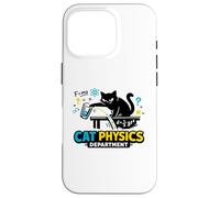 Carcasa para iPhone 16 Pro Departamento de Física de Gatos - Nerdy Cat Science