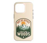 Carcasa para iPhone 16 Pro Detox introvertido Digital Fuera de la Oficina en el Bosque
