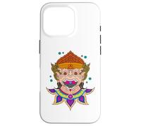 Carcasa para iPhone 16 Pro Dios Mono hindú Hanuman