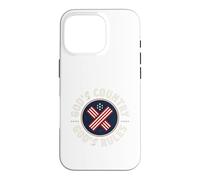 Carcasa para iPhone 16 Pro Dios País Dios gobierna la fe patriótica conservadora