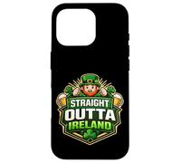 Carcasa para iPhone 16 Pro Directamente Fuera de Irlanda Orgullo irlandés Día de San Patricio