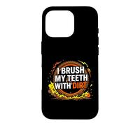 Carcasa para iPhone 16 Pro Dirt Bike Motocross I Brush My Teeth with Dirt