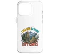 Carcasa para iPhone 16 Pro Diseño de Aventuras al Aire Libre I Belong Beyond City Limits
