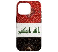 Carcasa para iPhone 16 Pro Diseño de Bandera de Irak, hogar de IRQ Bagdad, Orgullo iraquí, Amo a Irak