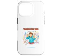 Carcasa para iPhone 16 Pro Diseño de Conciencia Atrapado en mi Mente Pensando Demasiado