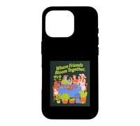 Carcasa para iPhone 16 Pro Diseño de Fiesta de jardín Donde los Amigos florecen Juntos