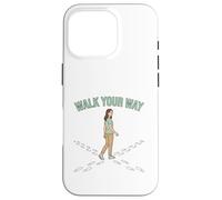 Carcasa para iPhone 16 Pro Diseño de motivación de Camino Personal Walk Your Way