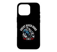 Carcasa para iPhone 16 Pro Diseño de Motocicleta Great River Road USA