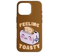 Carcasa para iPhone 16 Pro Diseño de Pan Tostador Feliz con sensación de tostadora