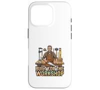Carcasa para iPhone 16 Pro Diseño Divertido del Constructor del Orgullo del Taller de Carpintero