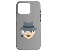 Carcasa para iPhone 16 Pro Disfraz de espía Privado de Detective