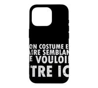 Carcasa para iPhone 16 Pro Disfraz de Halloween Mon EST Faire Semblant - Francés