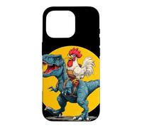 Carcasa para iPhone 16 Pro Disfraz de Pollo Best Friends para Amantes de los Dinosaurios