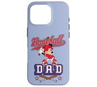 Carcasa para iPhone 16 Pro Disney Baseball Dad Sports Minnie Mouse Father's Day Gift