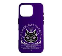 Carcasa para iPhone 16 Pro Disney Hocus Pocus Thackery Binx Black Cat Magic Halloween
