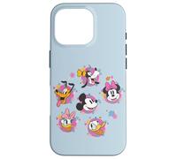 Carcasa para iPhone 16 Pro Disney Mickey & Friends Spring Easter Friendly Flower Faces
