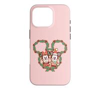 Carcasa para iPhone 16 Pro Disney Mickey & Minnie Cute Christmas Gingerbread Cookies