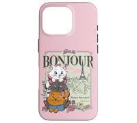 Carcasa para iPhone 16 Pro Disney The Aristocats Marie Toulouse & Berlioz Bonjour