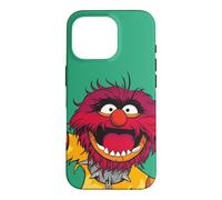 Carcasa para iPhone 16 Pro Disney The Muppets Animal Electric Mayhem Big Face Green