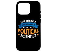 Carcasa para iPhone 16 Pro Divertida Camisa de Ciencia política de Ciencias políticas