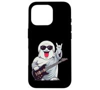 Carcasa para iPhone 16 Pro Divertido Buda Rock Music Guitarrista Diseño Retro