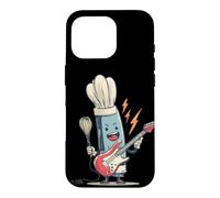 Carcasa para iPhone 16 Pro Divertido Disfraz de Rock de Cocina para los Amantes de la Guitarra y la Cocina
