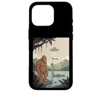 Carcasa para iPhone 16 Pro Divertido Monstruo alienígena de Bigfoot Sasquatch Loch Ness