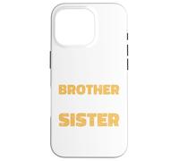 Carcasa para iPhone 16 Pro Divertido para el Hermano de la Gran Hermana, cumpleaños, Mejor Hermana