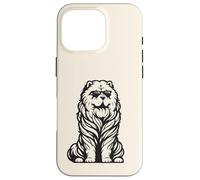 Carcasa para iPhone 16 Pro Divertido Perro Chow Chow con Gafas de Sol