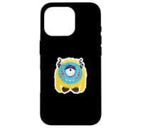 Carcasa para iPhone 16 Pro Divertido y Lindo Monstruo Feliz Risa diseño ama abrazar