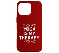 Carcasa para iPhone 16 Pro Divertido Yoga Terapia Instructor Fitness Paz Mediación Amor