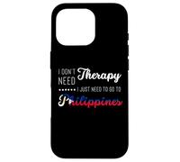 Carcasa para iPhone 16 Pro Divertidos Viajeros de Viaje de Vacaciones de Verano en Filipinas