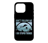 Carcasa para iPhone 16 Pro Don't Follow Me I Do Stupid Things Scuba Dive Diver Diving