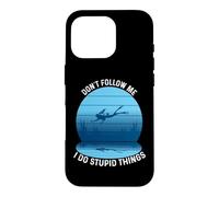Carcasa para iPhone 16 Pro Don't Follow Me I Do Stupid Things Scuba Diving Diver Dive