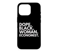 Carcasa para iPhone 16 Pro Dope Black Woman Economista Economistas afroamericanos