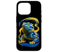 Carcasa para iPhone 16 Pro Dragón Barbudo Colorido Lagarto Reptil Exótico Gecko Iguana