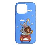 Carcasa para iPhone 16 Pro DreamWorks Madagascar Road Trip 90s Retro