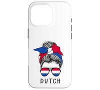 Carcasa para iPhone 16 Pro Dutch Girl Dutch Heritage Netherlands Flag