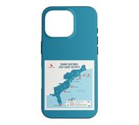 Carcasa para iPhone 16 Pro East Coast Shark Sightings Map