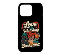 Carcasa para iPhone 16 Pro El Amor está Viendo a mi Hijo Jugar al aro de Baloncesto
