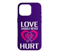 Carcasa para iPhone 16 Pro El Amor Nunca Debe herir el abuso narcisista Violencia doméstica