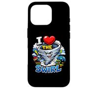 Carcasa para iPhone 16 Pro El Divertido Cazador de tormentas I Heart The Swirl