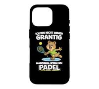 Carcasa para iPhone 16 Pro El Divertido Oso del Pádel No Siempre Está De Mal Humor -
